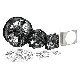 Ventilador Axial Compacto 6 Pulgadas / 115VAC / 102CFM / Silencioso / Acero Negro / 50,000 Horas Operación