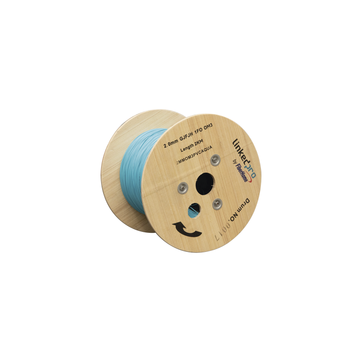 Fibra Óptica Multimodo OM4, 2 mm, Simplex, Tight Buffer (900 micras)