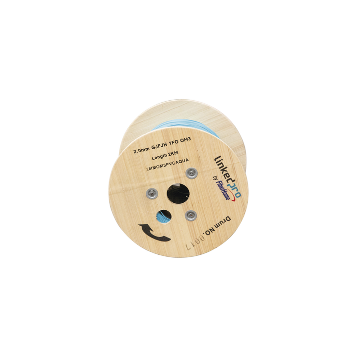 Fibra Óptica Multimodo OM4, 2 mm, Simplex, Tight Buffer (900 micras)