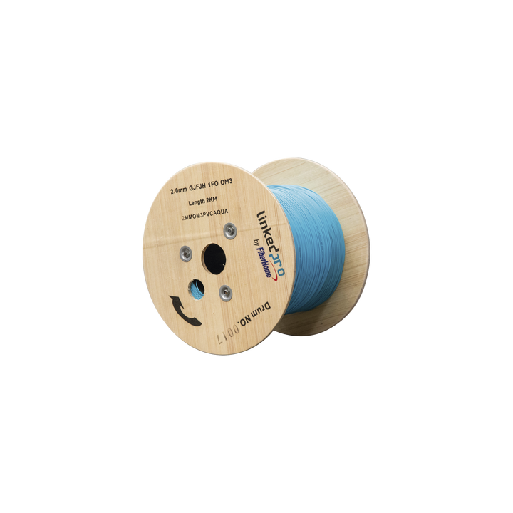Fibra Óptica Multimodo OM4, 2 mm, Simplex, Tight Buffer (900 micras)