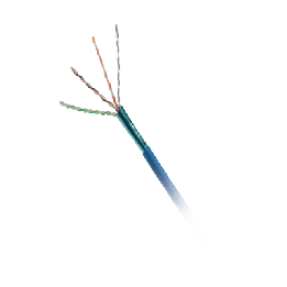 Bobina de Cable UTP de 4 Pares, Cat6A, 23 AWG, CMP (Plenum), Color Azul, 305 Metros (1000 Pies)
