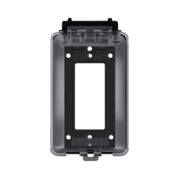 Caja Protectora de Contactos para Exterior / Policarbonato de Alto Impacto / Protección NEMA 3R / 127V 15A 60Hz / Tapa