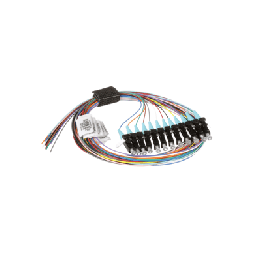 Kit de 12 Pigtails con Conector LC, Multimodo 50/125 OM3, 900um, de 1 Metro (3.28 Pies)