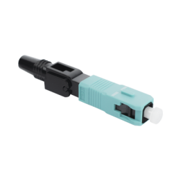 Conector Mecánico de Instalación en Campo, Multimodo SC/UPC, Pre-pulido, Re-terminable, Compatible con Fibra OM1,