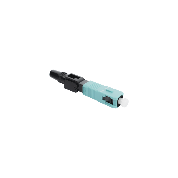 Conector Mecánico de Instalación en Campo, Multimodo SC/UPC, Pre-pulido, Re-terminable, Compatible con Fibra OM1,
