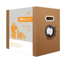 Bobina de Cable de 305 Metros (1000 Pies), Cat5e Exterior Blindado Carrier Class Color Negro, Cable de Drenado para