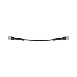 UniFi Ethernet Patch Cable Cat6 de 22 cm (8.66 pulgadas), Color Negro