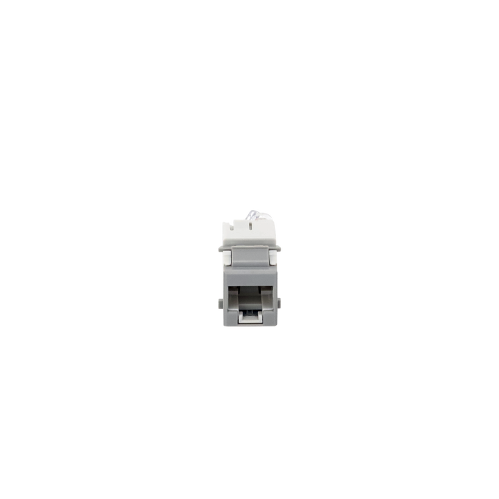 Jack Ultramax Cat5e, UTP, Tipo Keystone, Color Gris, Punch Down