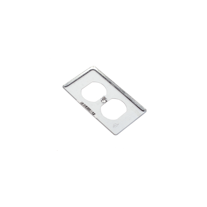 Tapa Metálica 4"X2"/ Para tomacorriente Duplex.