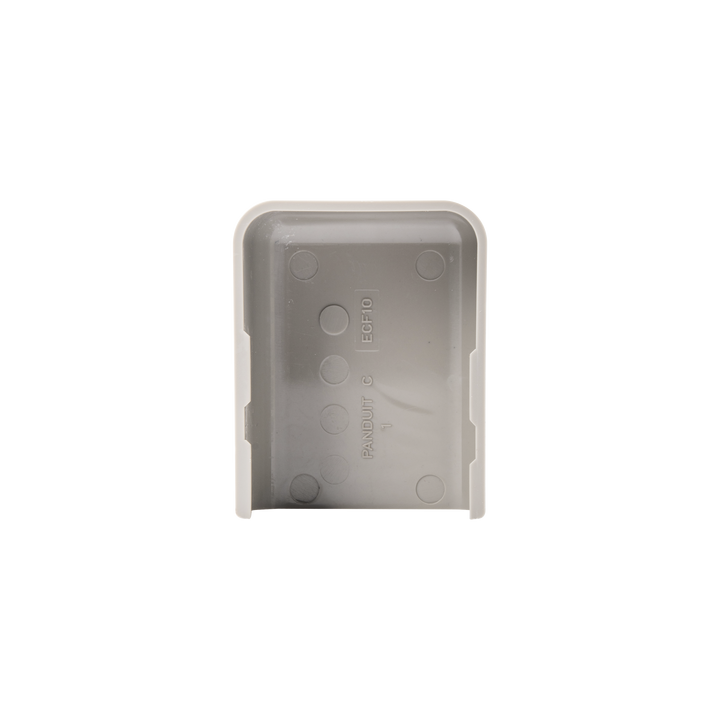 Tapa Final, para uso con canaleta LD10, material ABS, Color Gris