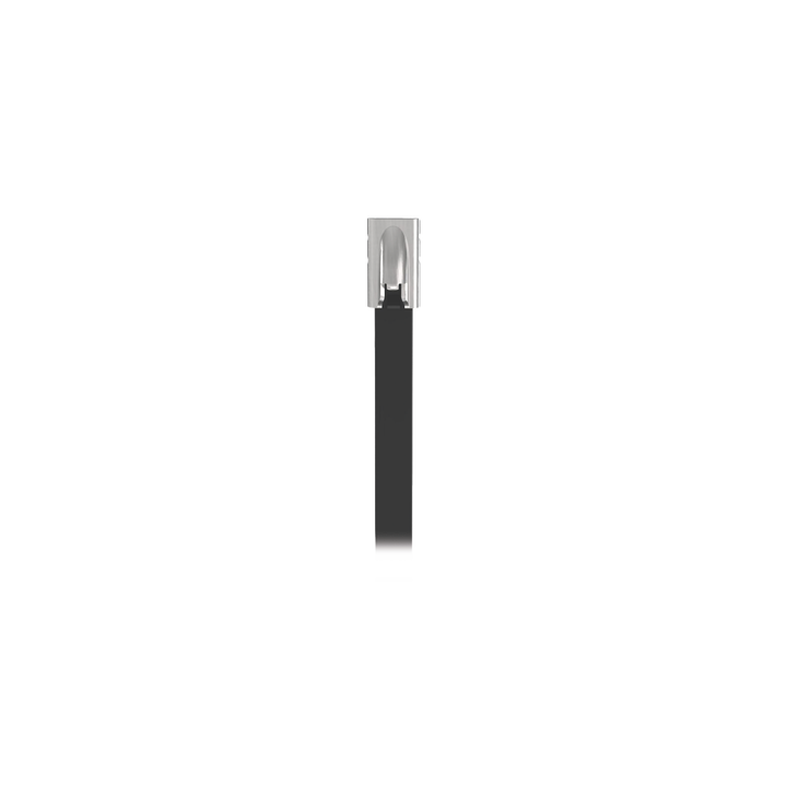 Cincho Pan-Steel™ de Acero Inoxidable 316, de 521mm largo x 4.6mm ancho, Color Negro, Exterior Resistente a Rayos UV,