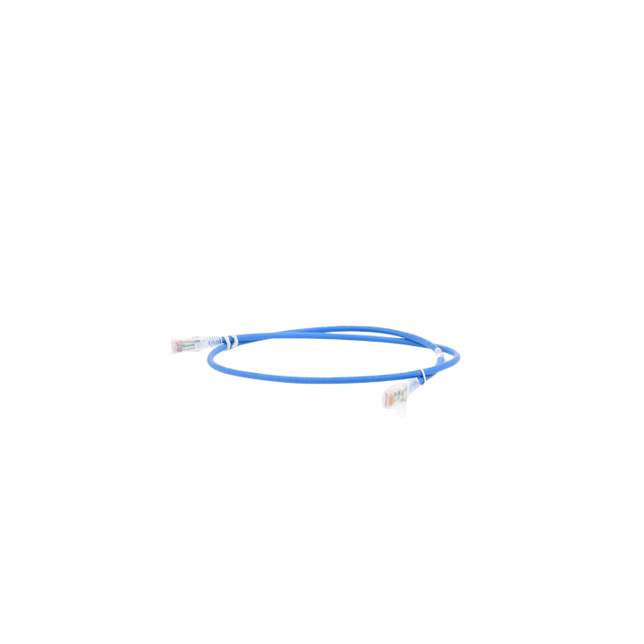 Patch Cord MC5 Modular Cat5e UTP, CM/LS0H, 1.52 Metros (5 Pies), Color Azul, Versión Bulk (Sin Empaque Individual)