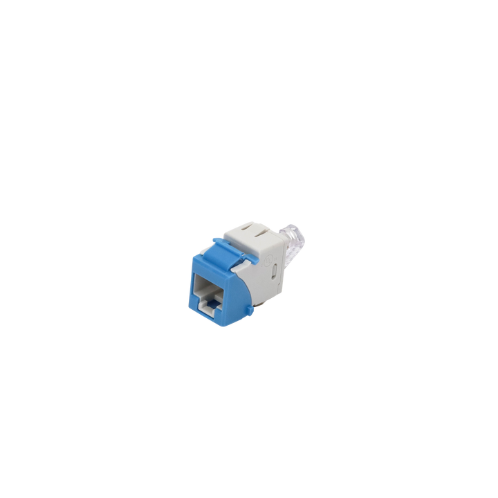 Jack UltraMAX Cat5e, UTP, Tipo Keystone, Color Azul, Punch Down