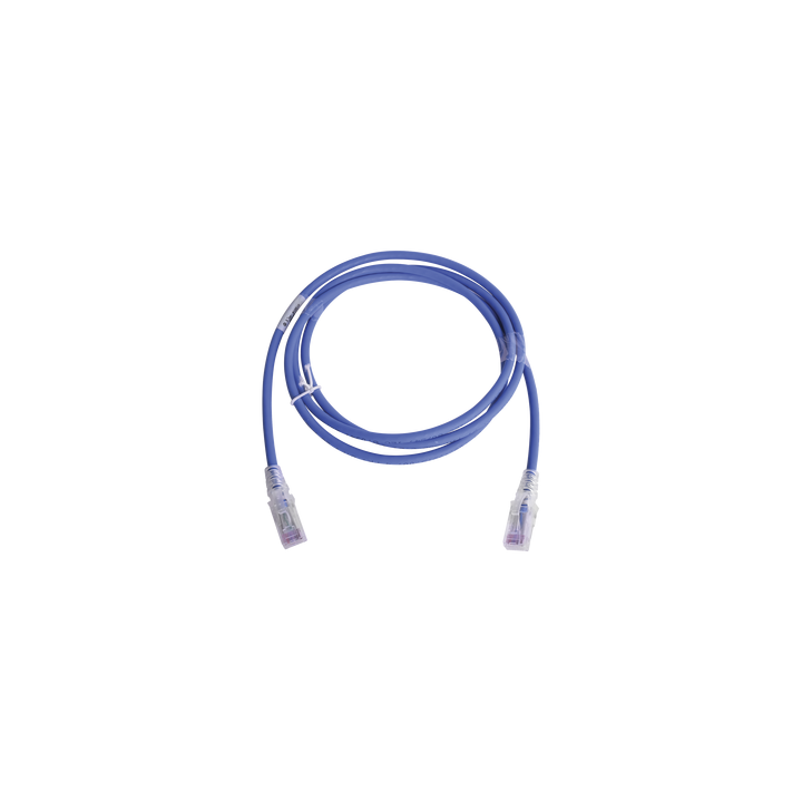 Patch Cord MC6 Modular Cat6 UTP, CM/LS0H, 1.52 Metros (5 Pies), Color Azul, Versión Bulk (Sin Empaque Individual)