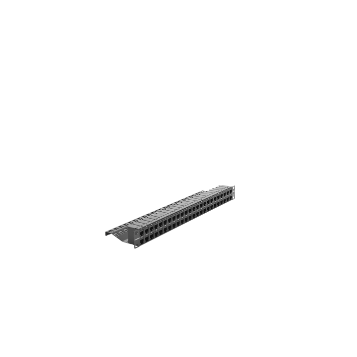 Patch Panel UTP Z-MAX de 48 Puertos, Precargado con Jacks Categoría 6, Plano, 1UR