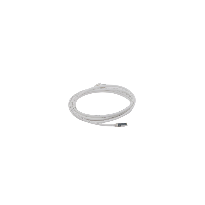 Patch Cord Z-MAX Cat6A S/FTP, CM/LS0H, 3.05 Metros (10 Pies), Color Blanco, Versión Bulk (Sin Empaque Individual)