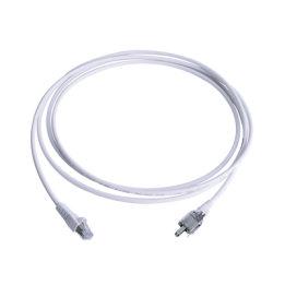 Patch Cord TERA Cat5e 10/100BASE-T, de 2 Pares y Conector Modular, LS0H, Color Blanco, 3 Metros (9.84 Pies)