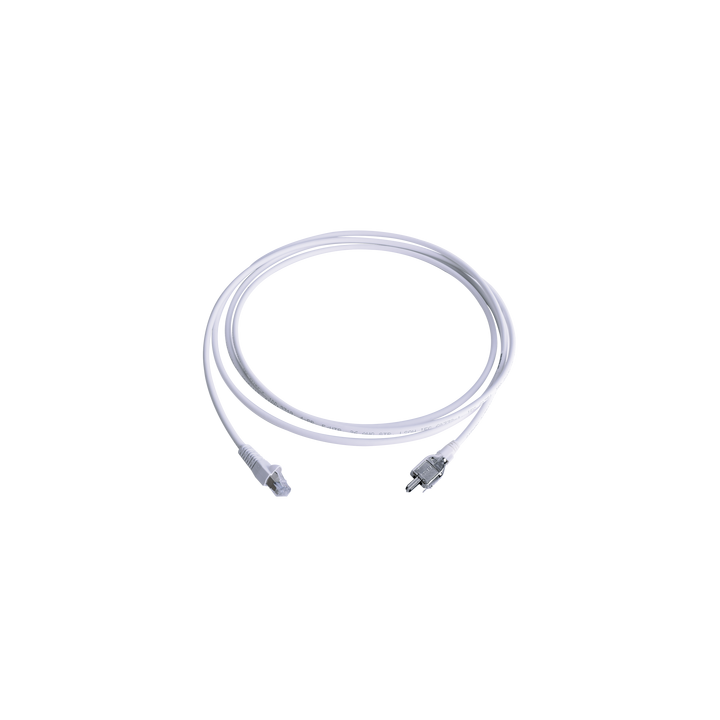 Patch Cord TERA Cat5e 10/100BASE-T, de 2 Pares y Conector Modular, LS0H, Color Blanco, 3 Metros (9.84 Pies)