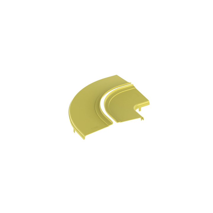 Tapa Opcional para Ángulo Recto de 90º Horizontal FRRA12X4LYL, Color Amarillo