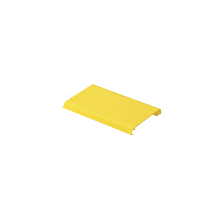 Tapa Con Bisagra a Presión Para Canaleta FiberRunner™ FR4X4YL6, de PVC Rígido, Color Amarillo, 1.8 m de Largo