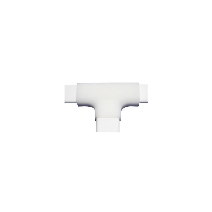 Sección en "T " de PVC auto extinguible, para canaleta TMK0812 (3 Piezas) (5040-02001)