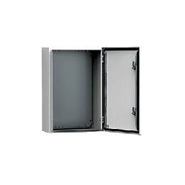 Gabinete de Uso Exterior MAS 500 x 400 x 210 mm NEMA 4/12/13; IP66; IK10 de Acero Dulce 1.5 mm con Platina de Montaje