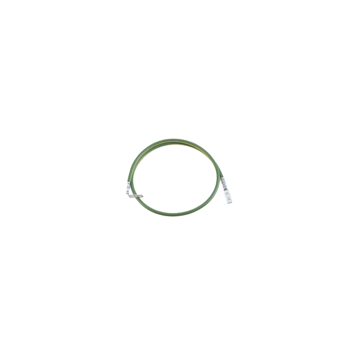 Jumper Para Aterrizar Equipos en Racks o Gabinetes, 6 AWG, con Terminal Doblada a 90 Grados, 0.60 m de Largo
