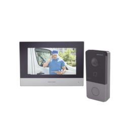 Kit de Videoportero IP Poe Estandar con llamada a App de Smartphone (HikConnect) / Apertura con tarjeta MIFARE / Frente