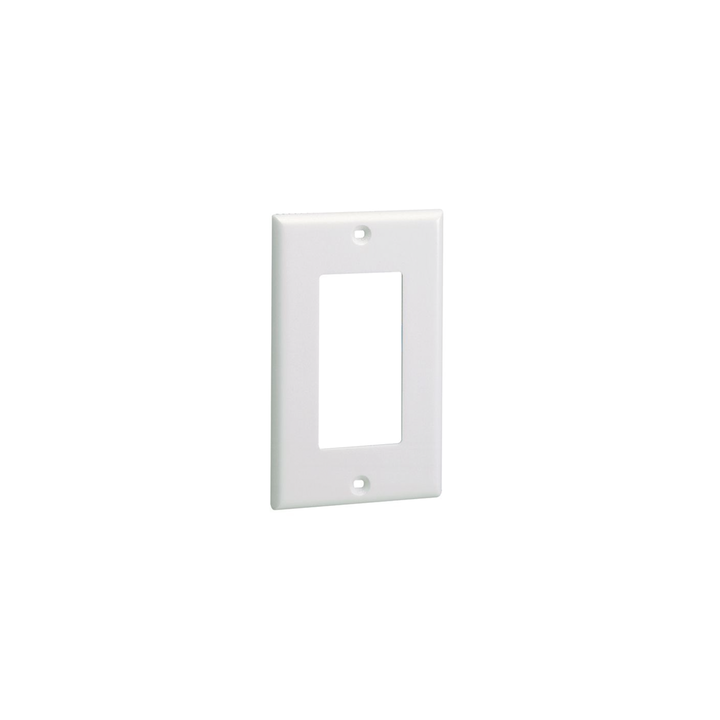 Placa de Pared Frontal Estándar GFCI, Material ABS, Color Blanco