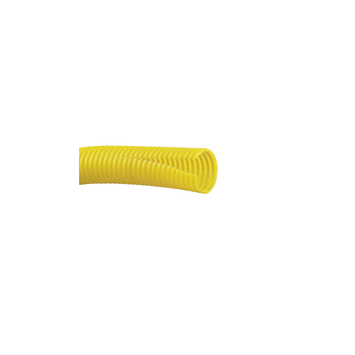 Tubo Corrugado Abierto para Protección de Cables, 1.50in (38.1 mm) de Diámetro, 152.4 m de Largo, Color Amarillo