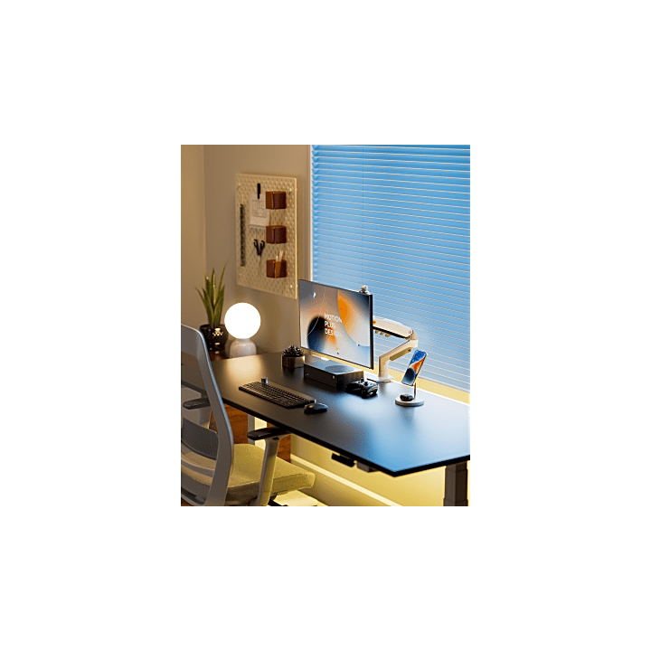 Brazo Ajustable para Monitor Ergonómico / Compatible con Monitores de 17" - 30" / Capacidad de Peso hasta 9 kg /