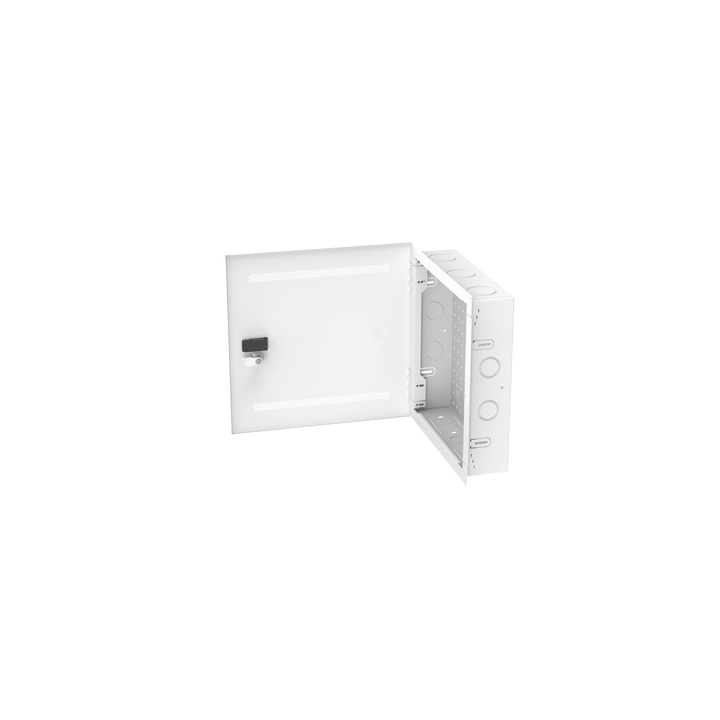 Gabinete Multipropósito de Montaje en Pared, de 14 in de Altura, Con Puerta Reversible, Fabricado en Acero, Color