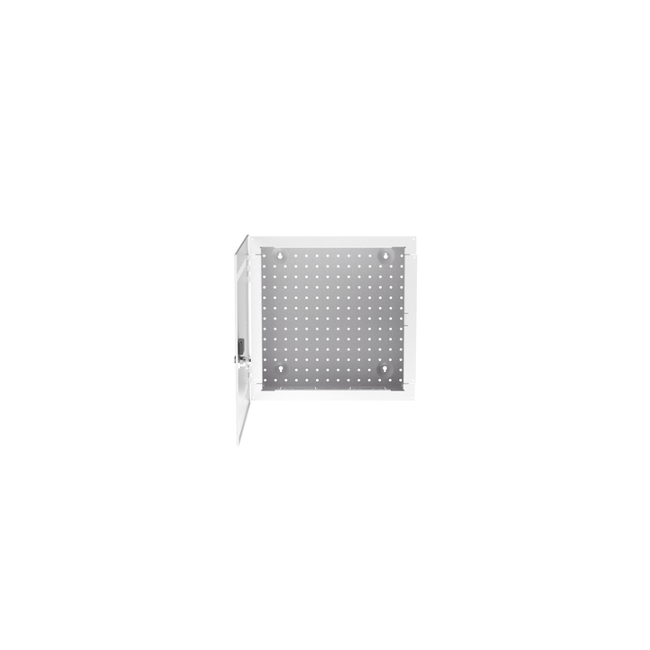 Gabinete Multipropósito de Montaje en Pared, de 14 in de Altura, Con Puerta Reversible, Fabricado en Acero, Color