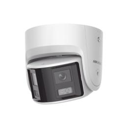 [FlexVu] [PROTECCIÓN ACTIVA] Turret IP Panorámica 4 Megapíxel / 2 Lentes 2.8 mm (180°) / Imagen a Color 24/7