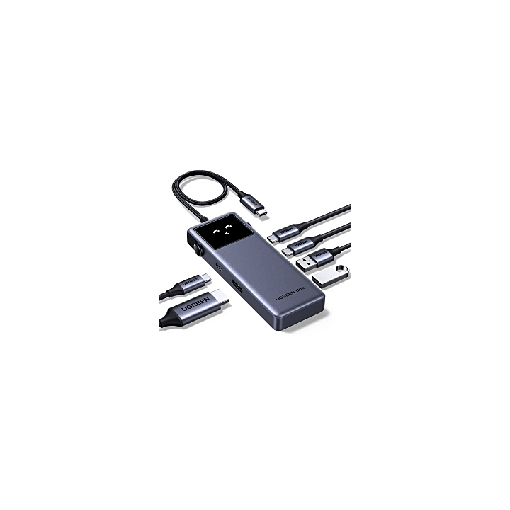 Hub USB-C 6 en 1 / HDMI 4K@60Hz / 3 Puertos USB-A 5Gbps / Carga PD 3.0 100W / Compatibilidad Universal