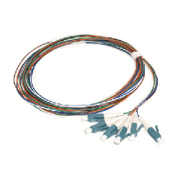 Kit de 6 Pigtails con Conector LC, Multimodo 50/125 OM4, 900um, de 1 Metro (3.28 Pies)