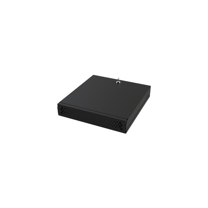 Gabinete Metálico de Seguridad para DVR/NVR, Ancho 396 mm x 78 mm de Alto x
