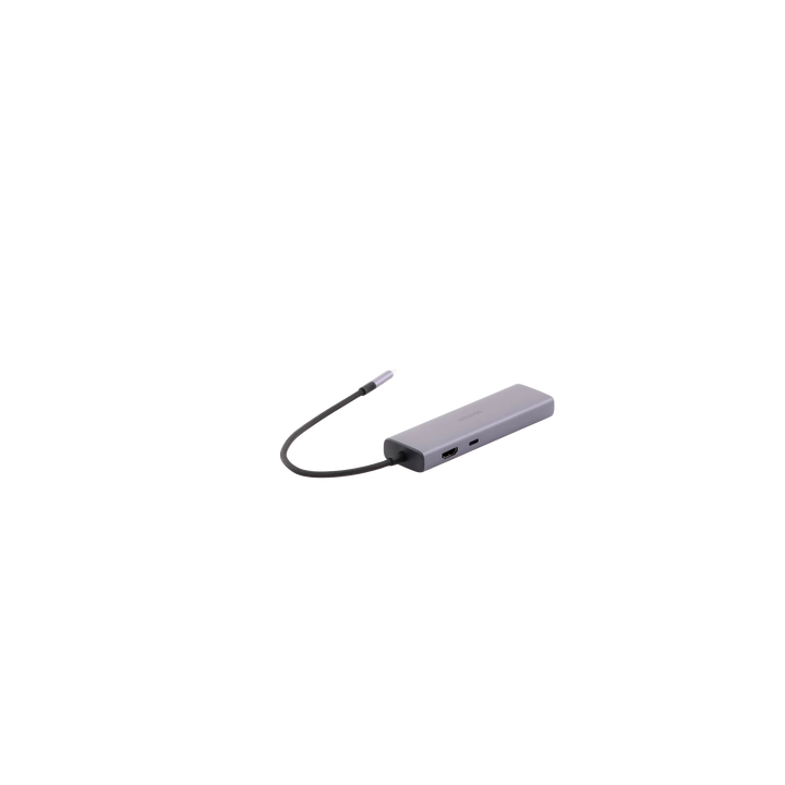 HUB USB-C (Docking Revodok) 6 en 1 | 3 Puertos USB-A 3.0 (5 Gbps) | USB-C PD 100W | HDMI 4K@30Hz | Entrada 1 RJ45