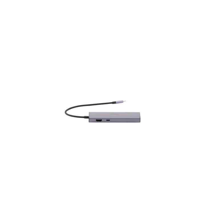 HUB USB-C (Docking Revodok) 6 en 1 | 3 Puertos USB-A 3.0 (5 Gbps) | USB-C PD 100W | HDMI 4K@30Hz | Entrada 1 RJ45