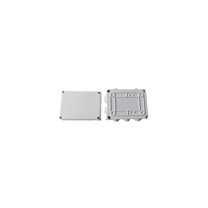 Caja de Conexiones Impermeable IP65, 10 Entradas, Dimensiones 150 x 110 x 70 mm, para Instalaciones Industriales,