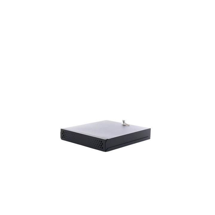 Gabinete Metálico de Seguridad para DVR/NVR, Ancho 396 mm x 78 mm de Alto x