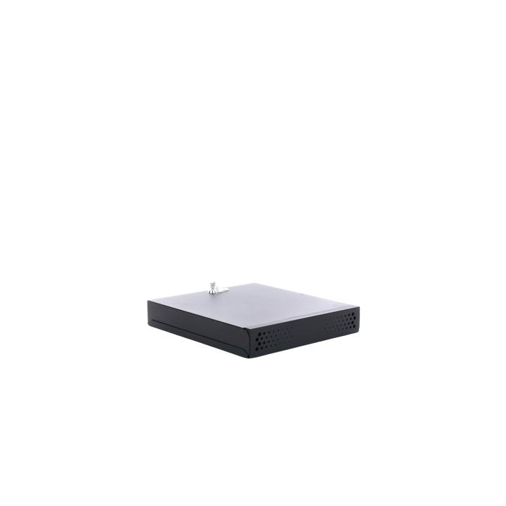 Gabinete Metálico de Seguridad para DVR/NVR, Ancho 396 mm x 78 mm de Alto x
