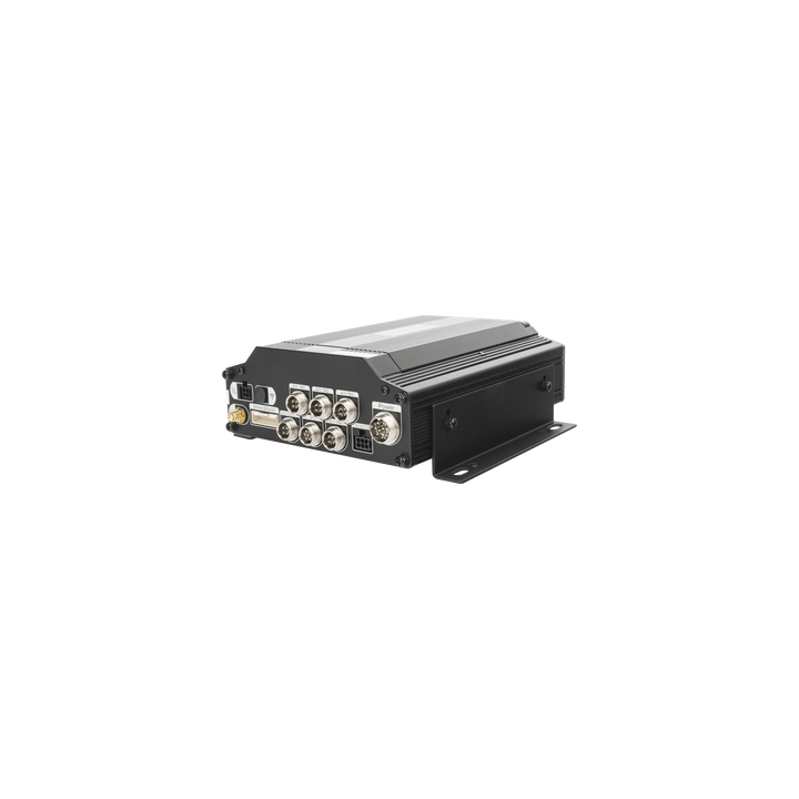 DVR Móvil / Multiplataforma / 4 Canales AHD 2 Megapixel / Almacenamiento en HDD / H.265 / Chip IA Embebido / Soporta