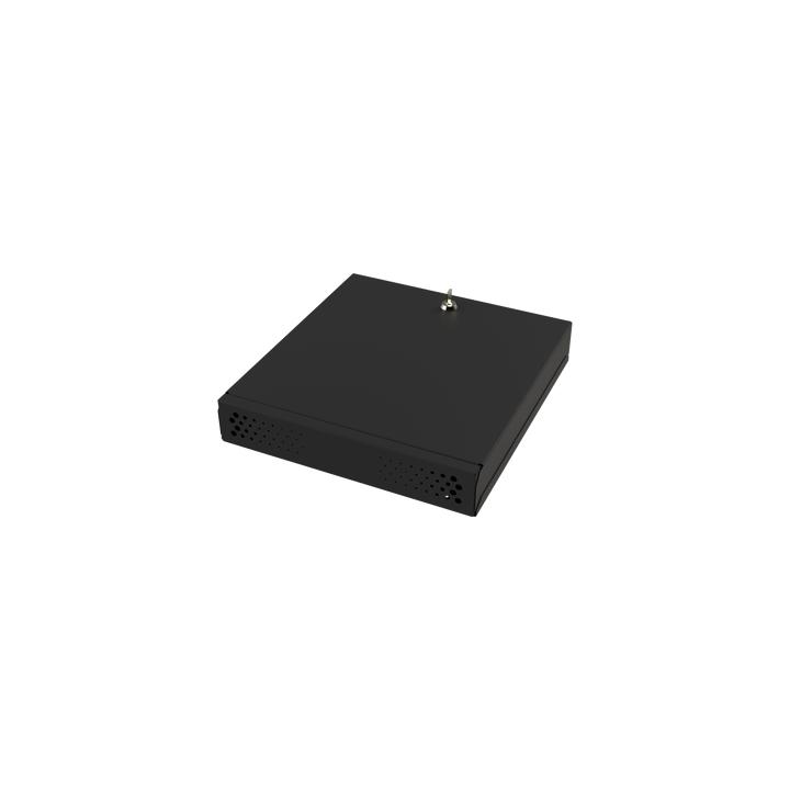 Gabinete Metálico para DVR/NVR. Tamaño Max. de DVR/NVR: 445 x 88 x 400mm (An.xAl.xProf.). Compatible con Fuente SLIM.