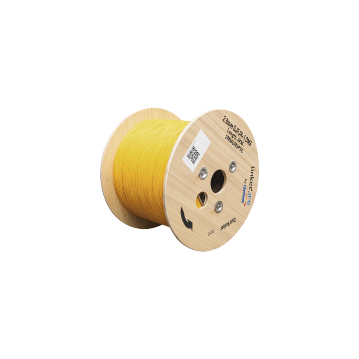 Fibra Óptica Multimodo OM3 2 mm Simplex Tight Buffer (900 micras), Precio Por Metro, (Hasta 2000 Metros en un Solo