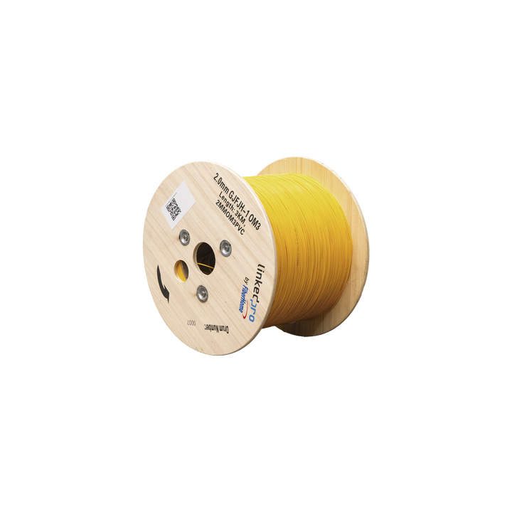 Fibra Óptica Multimodo OM3 2 mm Simplex Tight Buffer (900 micras), Precio Por Metro, (Hasta 2000 Metros en un Solo