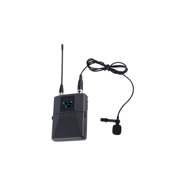 Micrófono de Solapa Digital Inalámbrico EP-59L / Condenser / Rango Frecuencia 540-590MHz y 640-690MHz / Modulación
