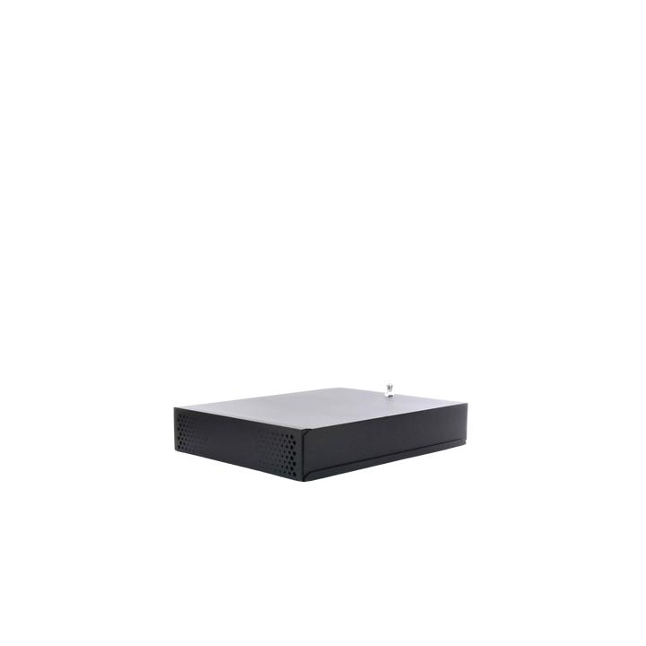Gabinete Metálico para DVR/NVR. Tamaño Max. de DVR/NVR: 445 x 88 x 400mm (An.xAl.xProf.). Compatible con Fuente SLIM.