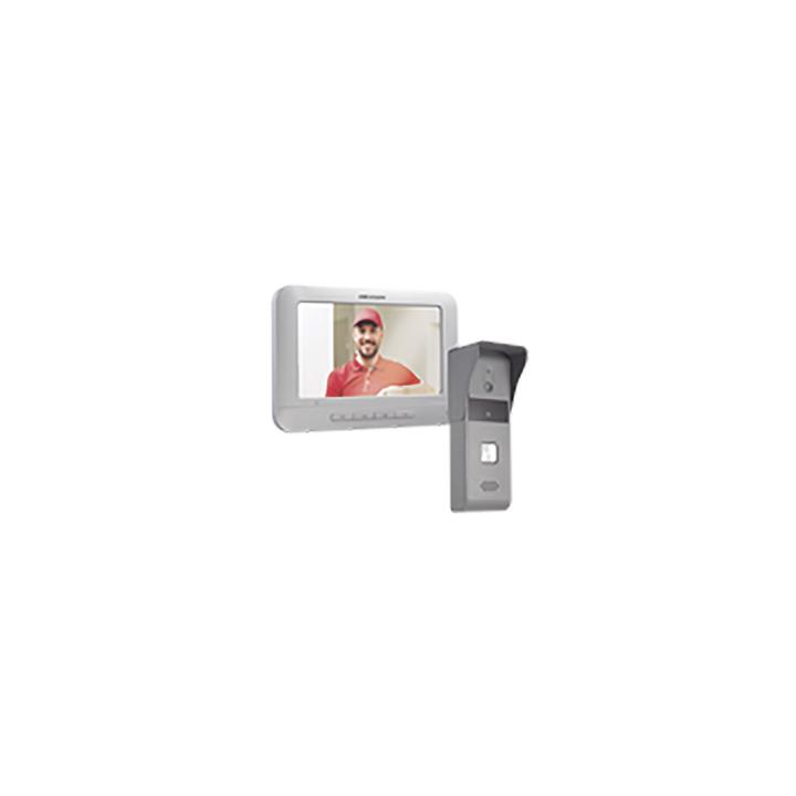 Kit de Videoportero Analógico con Pantalla LCD a Color de 7" / Frente de Calle para Exterior IP65 / Salida de Relevador
