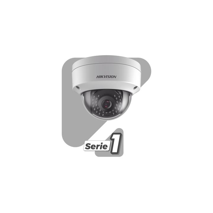 Domo IP 4 Megapixel / Lente 2.8 mm / 30 mts IR / WDR 120 dB / Exterior IP67 / Hik-Connect P2P / H.265+ / PoE / ONVIF